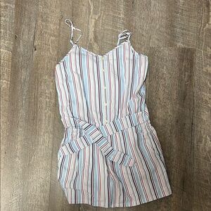 Vineyard Vines Striped Sleeveless Romper